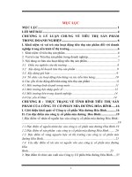 Một số giải pháp nâng cao khả năng tiêu thụ sản phẩm của Công ty cổ phần Mía đường Hòa Bình.DOC