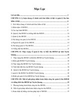 Nghiên cứu chính sách bảo hiểm xã hội với vấn đề thu Bảo hiểm xã hội và chống thất thu Bảo hiểm xã hội Trên địa bàn tỉnh Tuyên Quang.docx