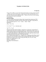 Cặp ghép với số đỉnh rất lớn