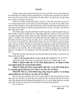 Một số ý kiến nhằm tăng cường công tác quản lý và sử dụng nguồn nhân lực tại Công ty xây lắp vật tư kỹ thuật.DOC