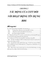 TÁC ĐỘNG CỦA CSTT ĐỐI VỚI HOẠT ĐỘNG TÍN DỤNG BĐS.DOC