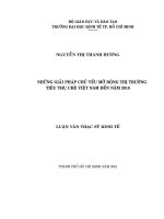 Những giải pháp chủ yếu mở rộng thị trường tiêu thụ chè Việt Nam đến năm 2010.pdf