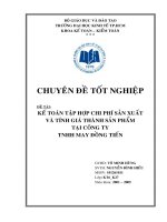 Kế toán tập hợp chi phí sản xuất và tính giá thành sản phẩm tại Công ty TNHH May Đồng Tiến.pdf