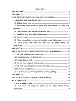 Báo cáo thực tập Khảo sát nghiên cứu mô hình tổ chức bộ máy nhằm đưa ra giải pháp nâng cao hiệu quả kinh doanh khách sạn Star Old Quarter.doc