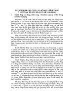 Phân tích tranh chấp lao động và đình công ở Việt Nam.doc