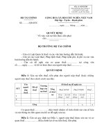 QUYẾT ĐỊNH Về việc xoá nợ tiền thuế, tiền phạt