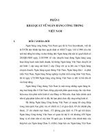 KHÁI QUÁT VỀ NGÂN HÀNG CÔNG THƯƠNG VN.DOC