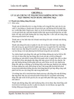 LÝ LUẬN CHUNG VỀ THANH TOÁN KHÔNG DÙNG TIỀN MẶT TRONG NGÂN HÀNG THƯƠNG MẠI.doc