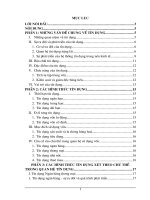 Tín dụng và các hình thức tín dụng trong nền kinh tế thị trường.DOC