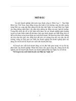 Kế hoạch sản xuất kinh doanh của Điện lực Nghệ An.doc.DOC