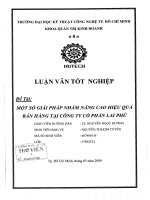 Một số giải pháp nhằm nâng cao hiệu quả bán hàng tại công ty cổ phần Lai Phú.pdf