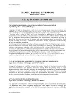 Giới thiệu University of Liverpool