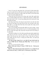 Kế toán chi phí, doanh thu và xác định kết quả kinh doanh tại Công ty TNHH Vận tải -Thương mại Minh Phúc.DOC