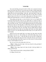 Thực trạng công tác kế toán chi phí và tính giá thành ở và những ý kiến đề xuất.DOC