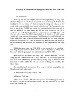 Giải pháp để tiến hành công nghiệp hoá- hiện đại hoá ở Việt Nam.DOC