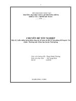 Một số ý kiến nhằm hoàn thiện công tác kế toán chi HCSN tại phòng Kế hoạch- Tài chính- Thương mại- Khoa học huyện Ninh giang.docx