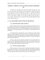 NHỮNG LÝ LUẬN CƠ BẢN VỀ QUẢN TRỊ NHÂN SỰ.doc