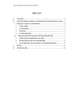 Chiến lược định giá cho iPhone và ảnh hưởng đối với kênh phân phối của Apple.docx