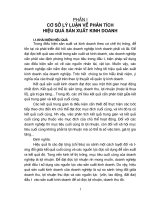 Phân tích hiệu quả Sản xuất kinh doanh Của xí nghiệp Bánh mứt kẹo hà nội.docx