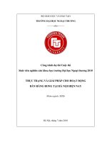 Thực trạng và giải pháp cho hoạt động bán hàng rong tại hà nội hiện nay.pdf