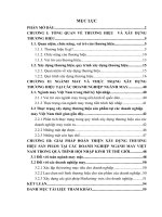 xây dựng thương hiệu sản phẩm tại các doanh nghiệp may Việt Nam trong quá trình hội nhập kinh tế quốc tế.DOC
