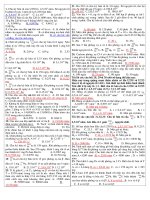 Bài tập Vật Lý hạt nhân có đáp án