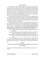 Lập kế hoạch kiểm toán Báo cáo tài chính do công ty Cổ phần Kiểm toán và Định giá Việt Nam thực hiện.DOC