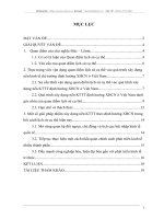 Vận dụng quan điểm lịch sử cụ thể để phân tích quá trình xây dựng nền kinh tế thị trường định hướng xã hội chủ nghĩa ở Việt Nam.DOC