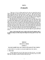 Một số giải pháp đổi mới và phát triển doanh nghiệp nhà nước nhằm nâng cao khả năng hội nhập thị trường quốc tế của Việt Nam..doc.DOC