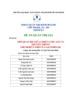Mối quan hệ giữa chiến lược giá và truyền thông thẻ debit card của sacombank.doc