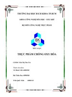 Thực phẩm chống oxy hóa