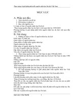 Thực trạng và Giải pháp phát triển nguồn nhân lực Du lịch Việt Nam..doc