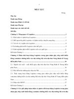 Các giải pháp hoàn thiện và phát triển hoạt động Logistics trong giao nhận giày dép xuất khẩu bằng Container đường biển vào thị trường Mỹ trên địa bàn vùng kinh tế trọng điểm phía Nam.pdf