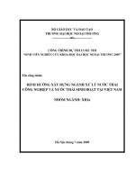 định hướng xây dựng ngành xử lý nước thải công nghiệp và nước thải sinh hoạt tại việt nam.pdf