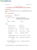 Giáo trình hóa hữu cơ các chương trình hóa học