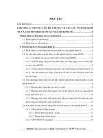 Thực trạng chuyển dịch cơ cấu ngành kinh tế vùng ĐBSH.DOC