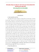 Giải pháp nâng cao năng lực cạnh tranh của Techcombank khi Việt Nam gia nhập WTO.doc