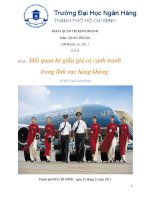 Mối quan hệ giữa giá và cạnh tranh trong lĩnh vực hàng không.docx