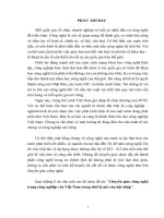 Chuyển giao công nghệ trong công nghiệp vào Việt Nam trong thời kì mở cửa hội nhập.DOC