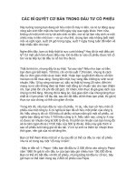 các bí quyết cơ bản trong đầu tư cổ phiếu.doc