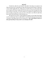 một số giải pháp để nâng cao hiệu quả hoạt động ở Công ty dịch vụ nước khoáng Tiền Hải.DOC