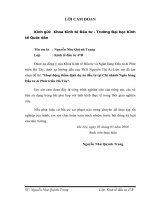 Hoạt động thẩm định dự án đầu tư tại Chi nhánh Ngân hàng Đầu tư & Phát triển Hà Tây.DOC