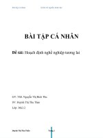 Hoạch định nghề nghiệp tương lai.docx