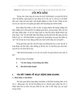 Bảo hiểm kinh doanh và vai trò của nó đối với quá trình tái sản xuất xã hội.DOC