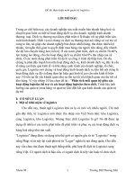 Phân tích mối quan hệ giữa các hoạt động logistics hỗ trợ và các hoạt động logistics then chốt.doc