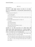 Giải pháp hoàn thiện hệ thống kênh phân phối sản phẩm (xăng dầu, dầu mỡ nhờn, gas và phụ kiện) tại Công Ty Cổ Phần.doc