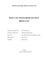 THẨM ĐỊNH GIÁ BẤT ĐỘNG SẢN.DOC