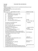   CHIA MỘT TỔNG CHO MỘT SỐ