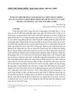 đánh giá môi trường cạnh tranh của miên trung thông qua sự so sánh kiểm đinh thông kê chỉ số năng lực cạnh tranh cấp tỉnh PCI.doc