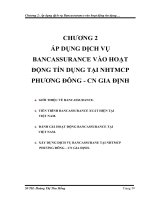 ÁP DỤNG DỊCH VỤ BANCASSURANCE VÀO HOẠT ĐỘNG TÍN DỤNG TẠI NHTMCP PHƯƠNG ĐÔNG - CN GIA ĐỊNH.doc